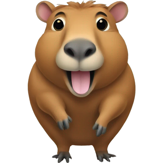 capibara  feliz emoji