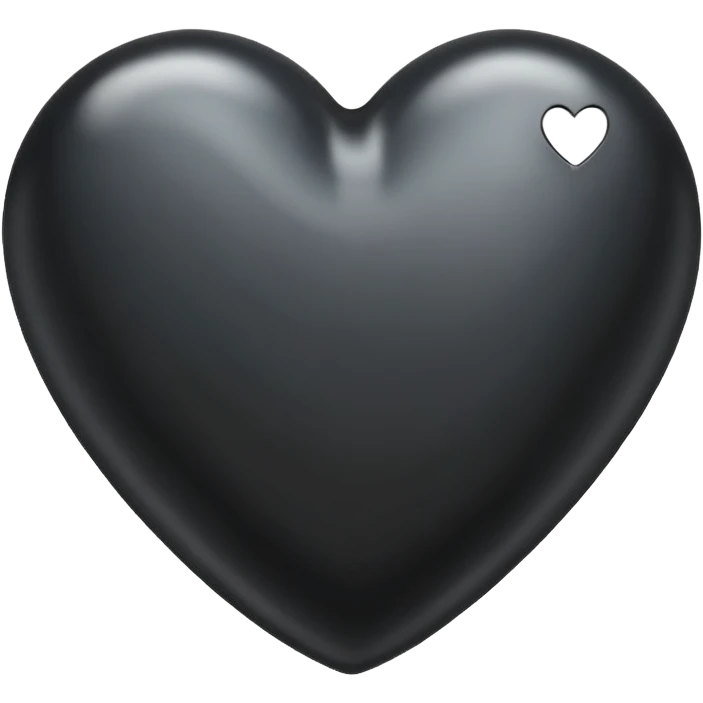 Black heart emoji