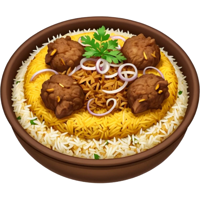 Hyderabadi Mutton Dum Biryani emoji
