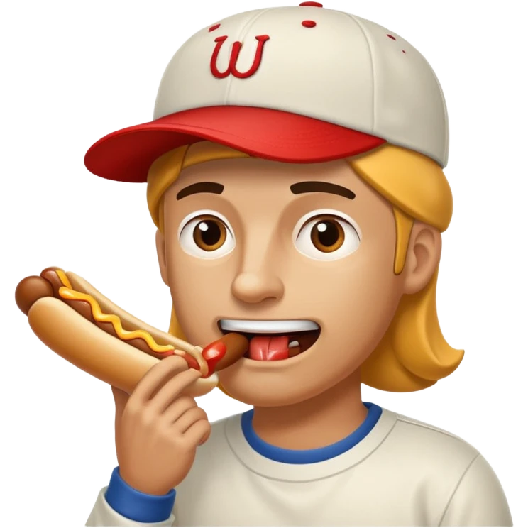 Rock, man, fights, fish, man, while eating dog man emoji