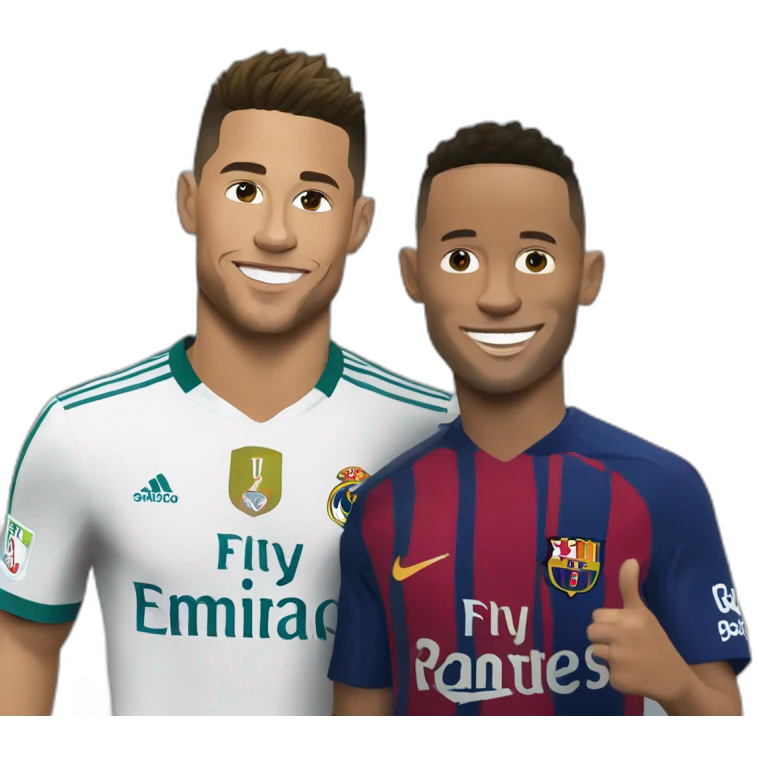 ronaldo avec neymar emoji