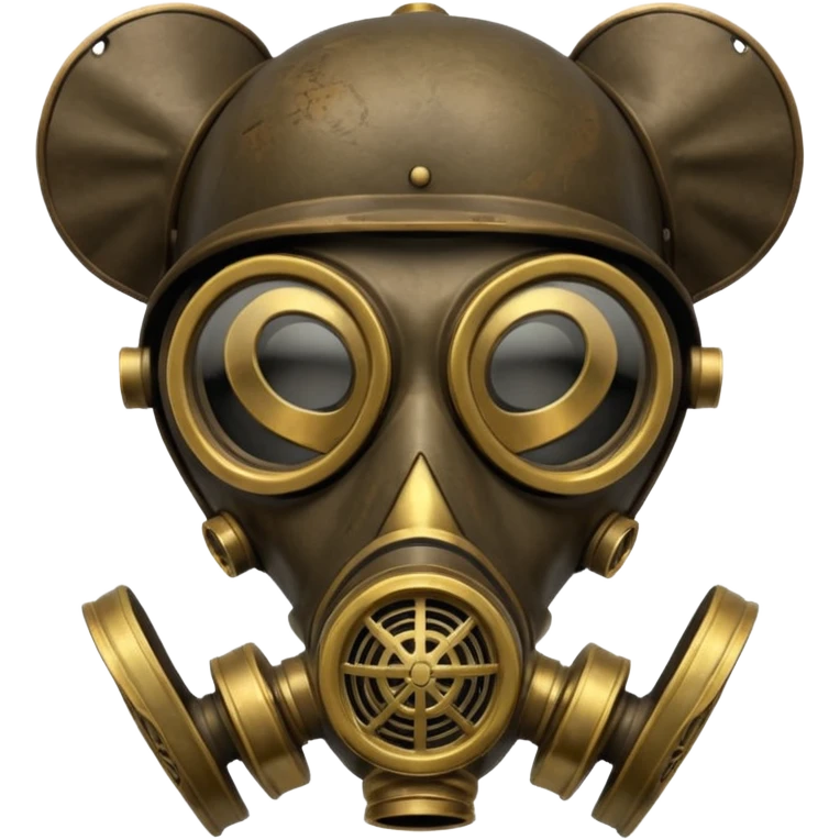 Death Korps Of Krieg Gas Mask Heart Steampunk Clone Army style love heart emoji