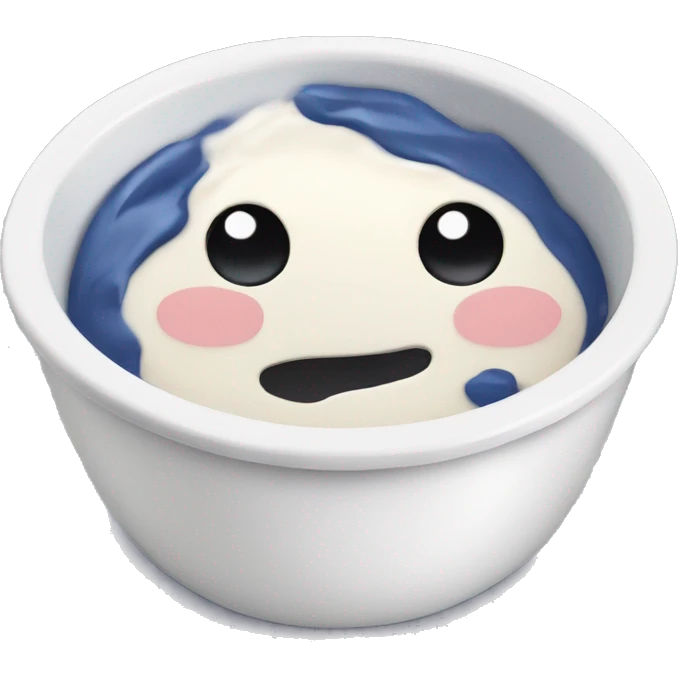 Yoghurt bowl emoji