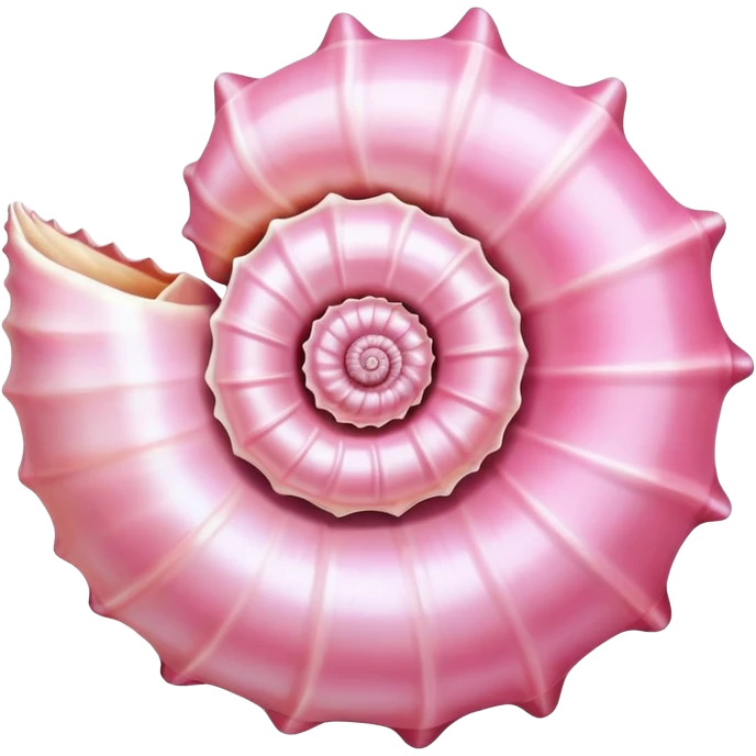 pink conch emoji