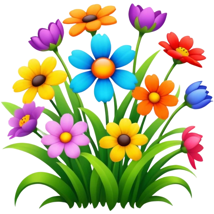 spring flowers emoji