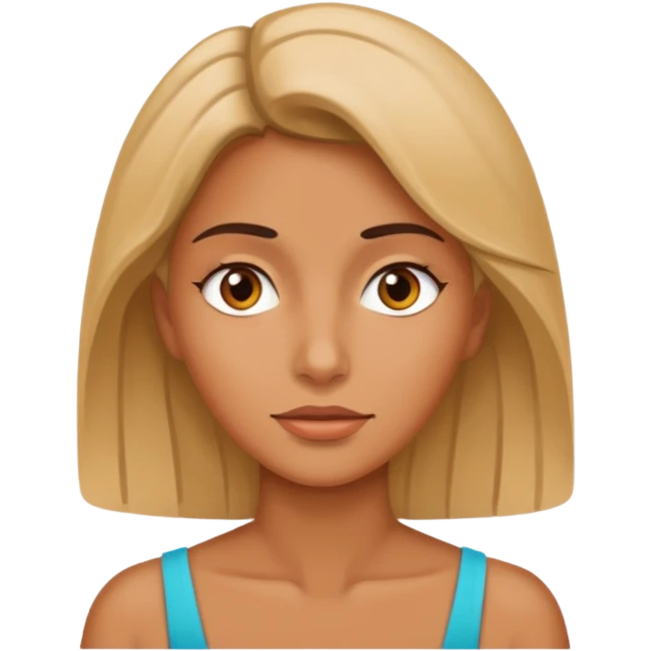 A woman with a pussy with nothing  emoji