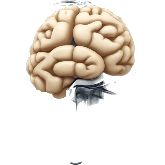 artificial intelligence brain wire electricity emoji