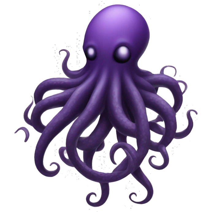 black-purple tentacles emoji