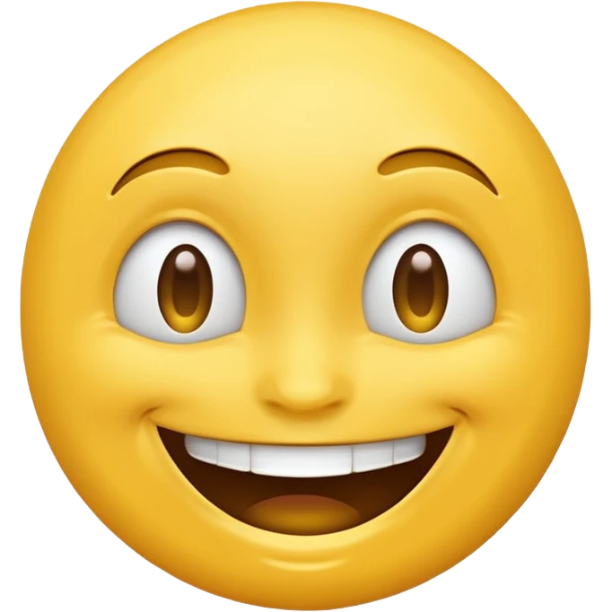 Grinning face emoji