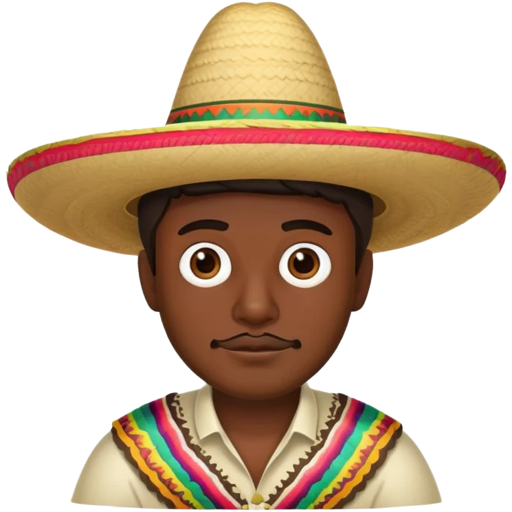 Mexican guy with sombrero  emoji