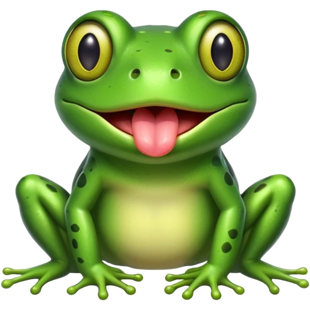 frog with tongue emoji