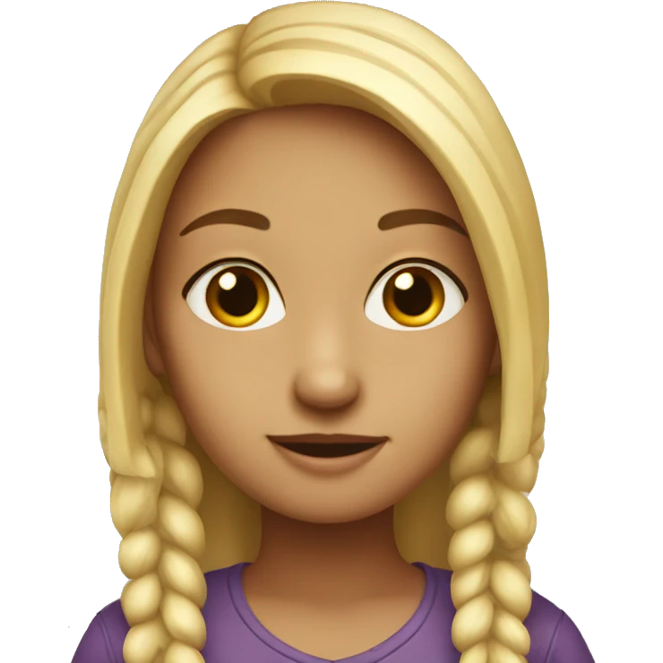 smart girl emoji