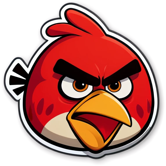 Angry bird  emoji
