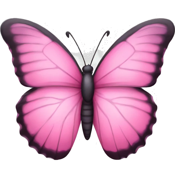 Pink butterfly  emoji