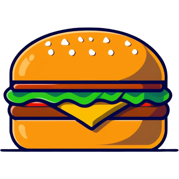 Modern UI navigation elements - hamburger menu, back button, home icon emoji