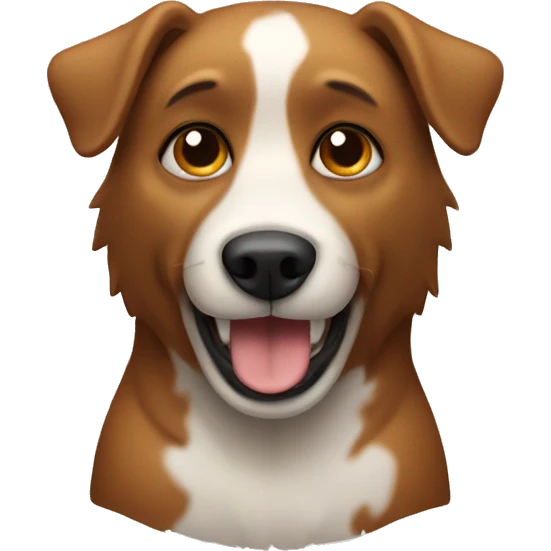 Dog with bear emoji