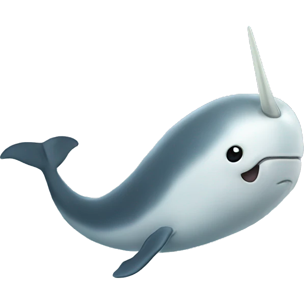narwhal with iceberg  emoji