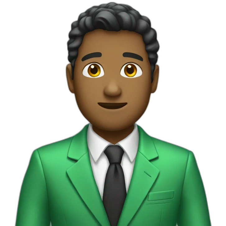 Green blazer emoji