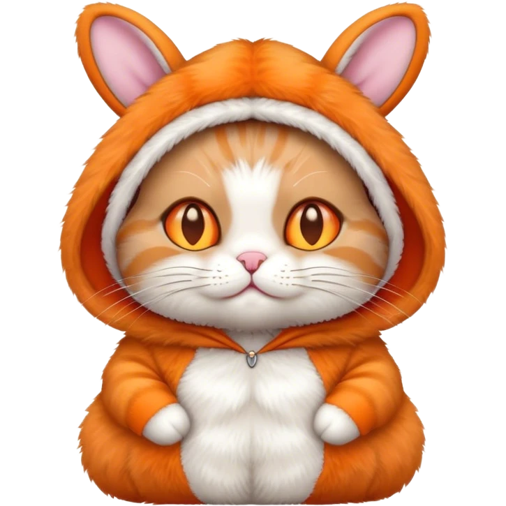 cat in a bunny costume emoji