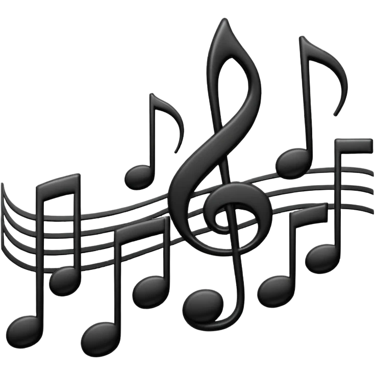 music notes emoji