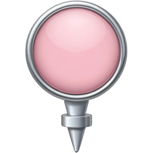 pale pink push pin  emoji