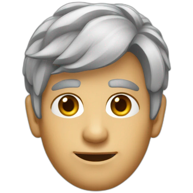c++ developper gray hair emoji