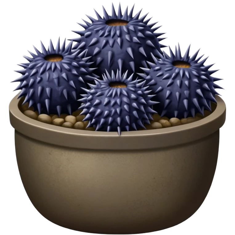 Urchins in a pot  emoji