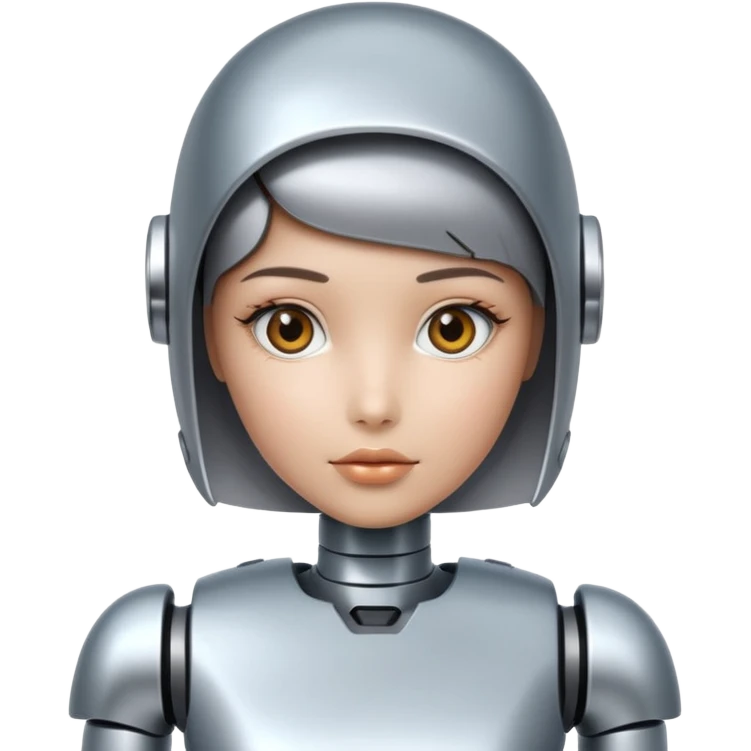 girl ai robot emoji