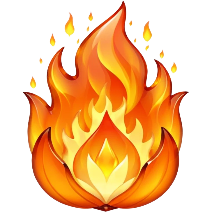 orange crystal fire emoji emoji