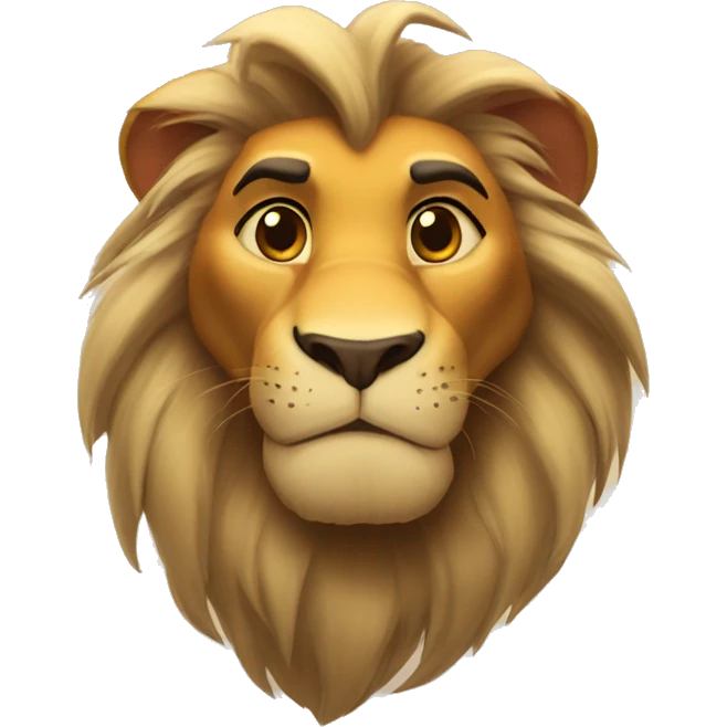 Watching lion king emoji