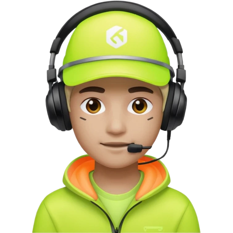 Neon Visor Gamer emoji