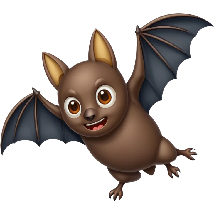 Flying bat emoji