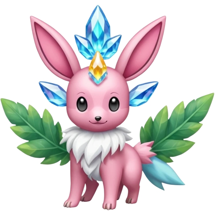 Diancie-Tropius-Aurorus-Eevee-Cresselia-fusion emoji