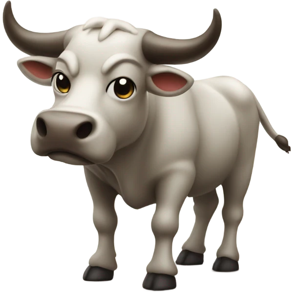 Bull in china shop emoji
