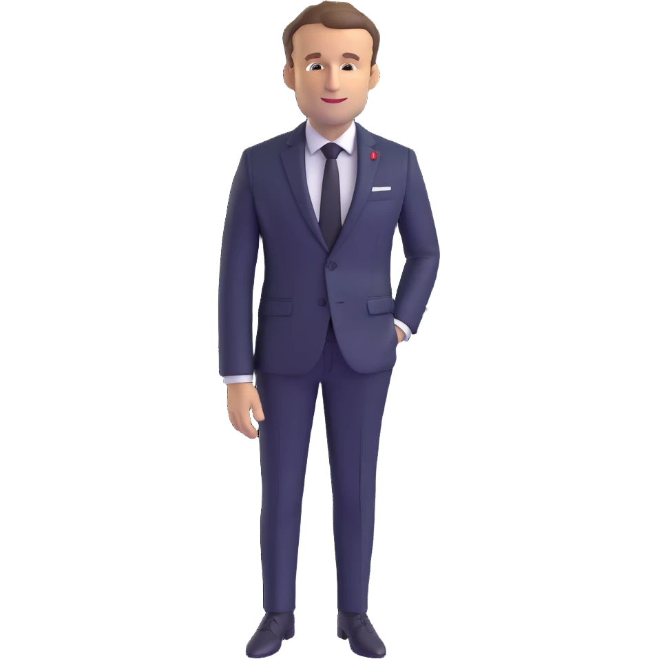 Emmanuel Macron, President of France emoji