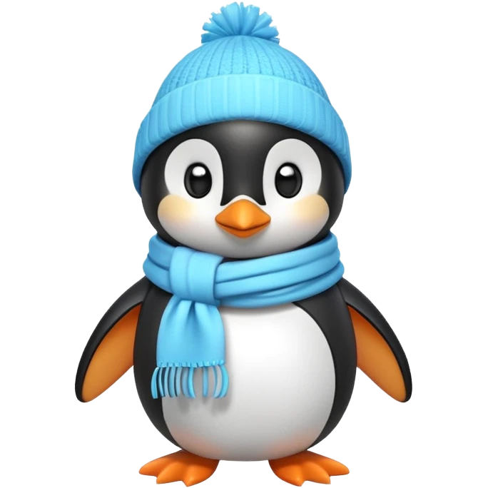 cute penguin character, winter vibe, small scarf, 3D cartoon, mobile game icon style, clean background, no text, no watermark


 emoji