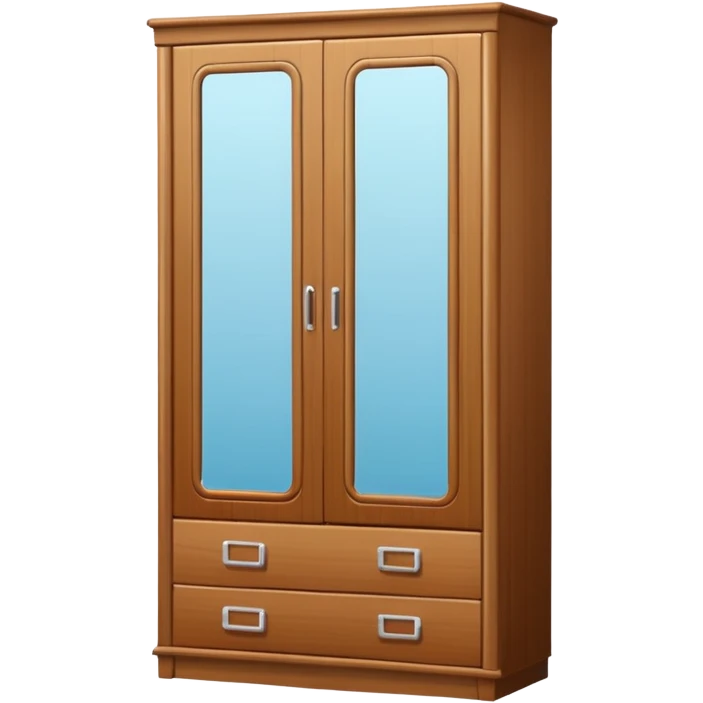 wardrobe modern closed mirror door emoji