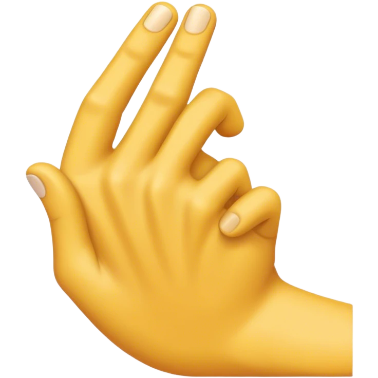 Left hand grip emoji
