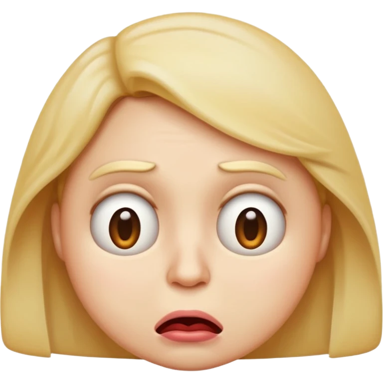 make me an emoji who looks disgusted with a lip curl emoji