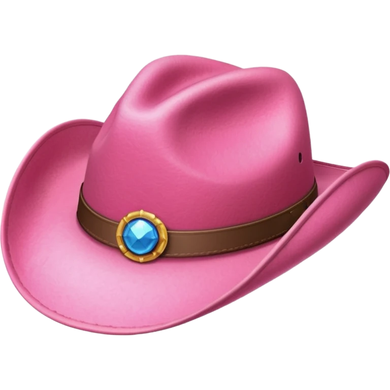 Pink cowboy hat emoji