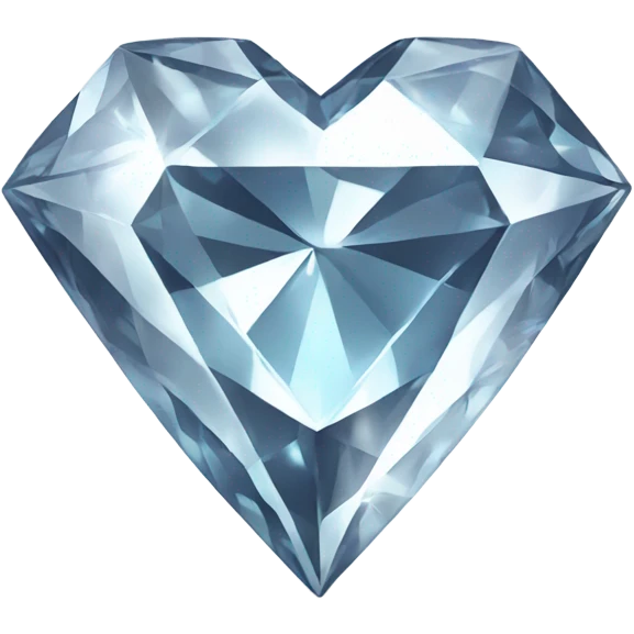Heart shaped diamond shining emoji