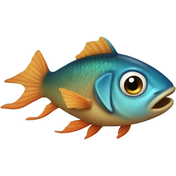 Fish with horse legs emoji
