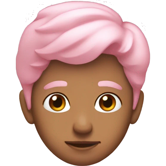 Pastel pink rode  emoji