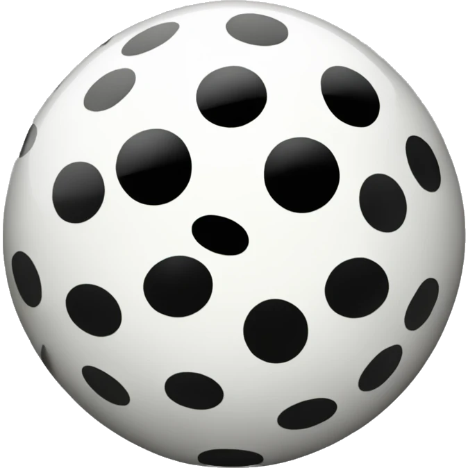 white and cheetah print 8 ball emoji