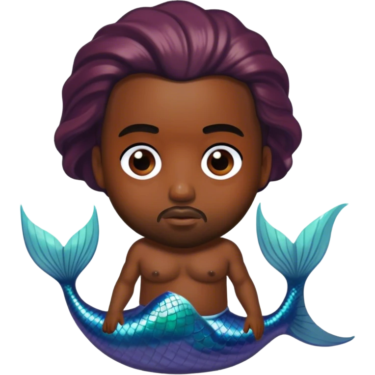 Kanye west as a mermaid  emoji