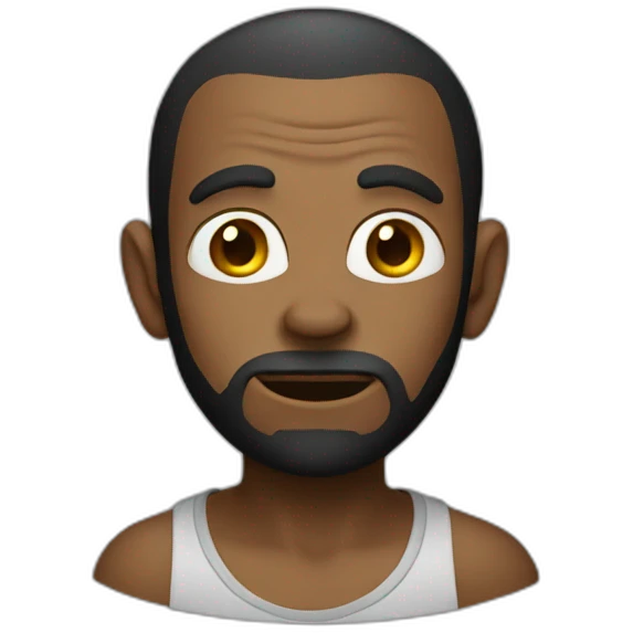Singe noir emoji