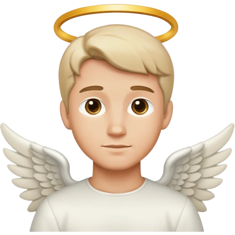 Male angel emoji