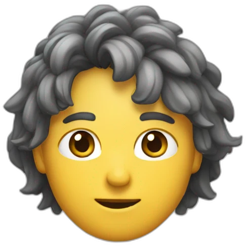 Gulum avec des cheveux emoji