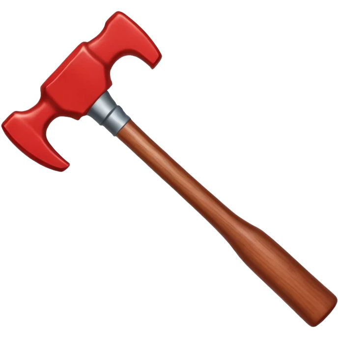 red hammer emoji