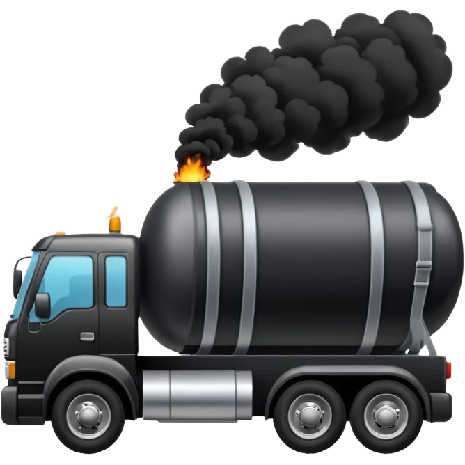 Loaded truck accident emoji